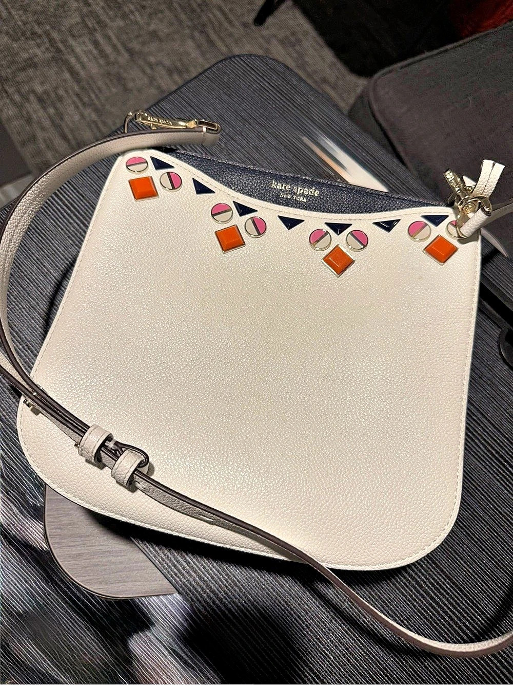 Kate Spade Margaux Jeweled Crossbody Bag Like New